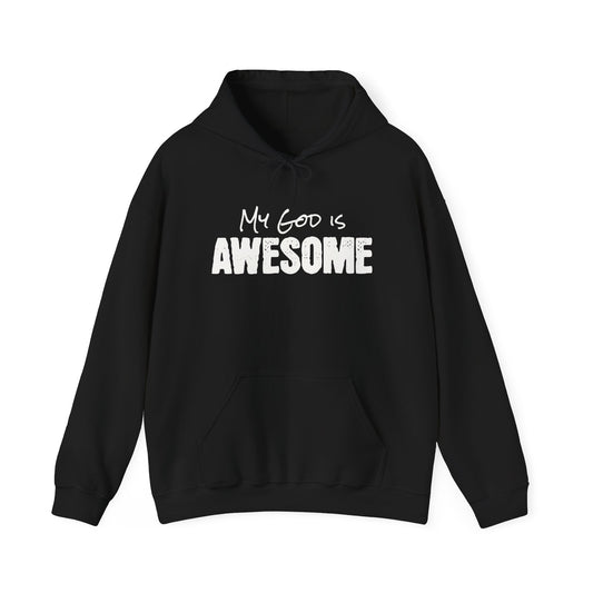 Christian Hoodie — "My God Is Awesome" Faith Pullover