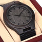 Wooden Watch, Graduation Gift To Son From Mom