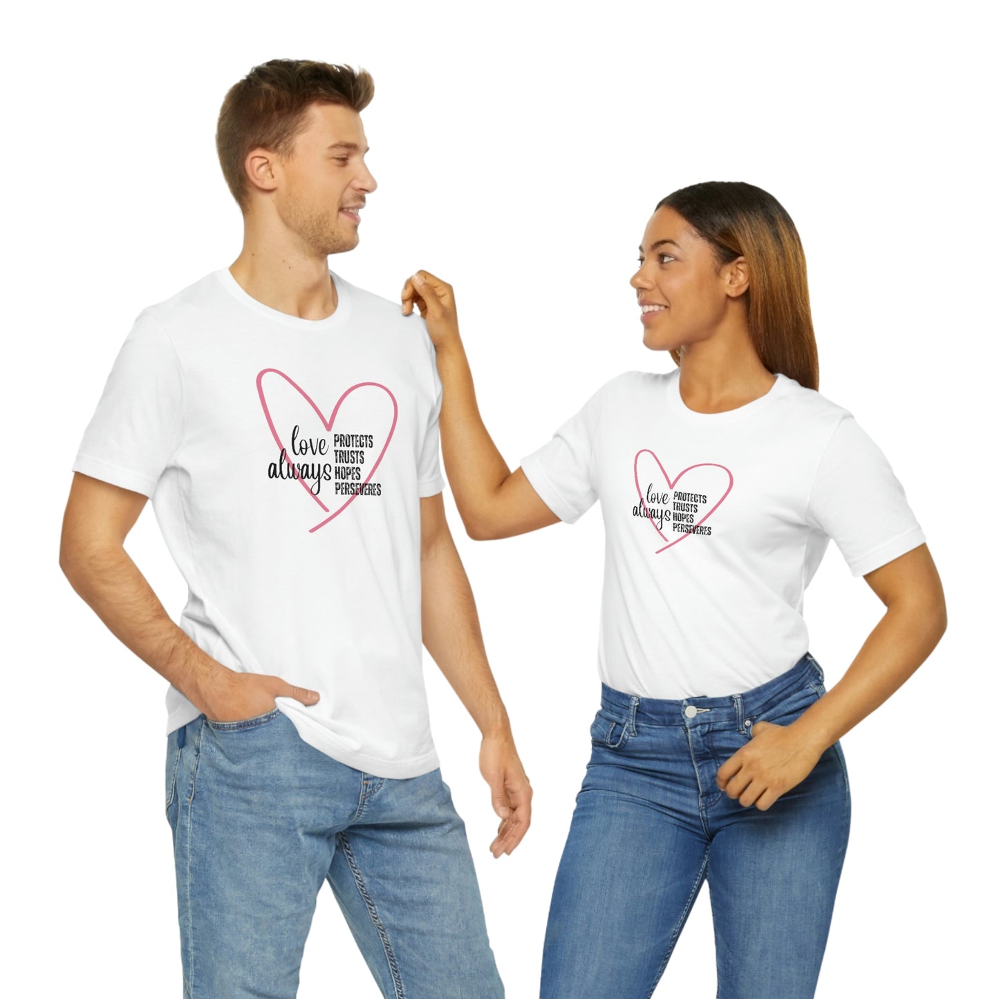 Love is Patient Love is Kind, 1 Corinthians 13:7, Christian Valentine's Day Shirt, 1 Corinthians Shirt, Christian Streetwear