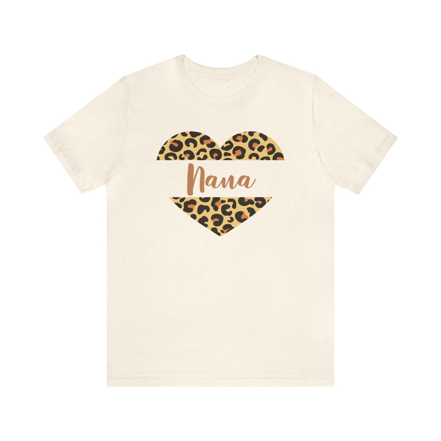 Nana Leopard Heart Shirt, Mother's Day Gift for Grandma, Cute Nana Shirt, Nana Present, Nana Birthday