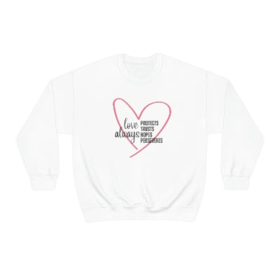 Love Is Patient Love Is Kind Sweatshirt, 1 Corinthians 13