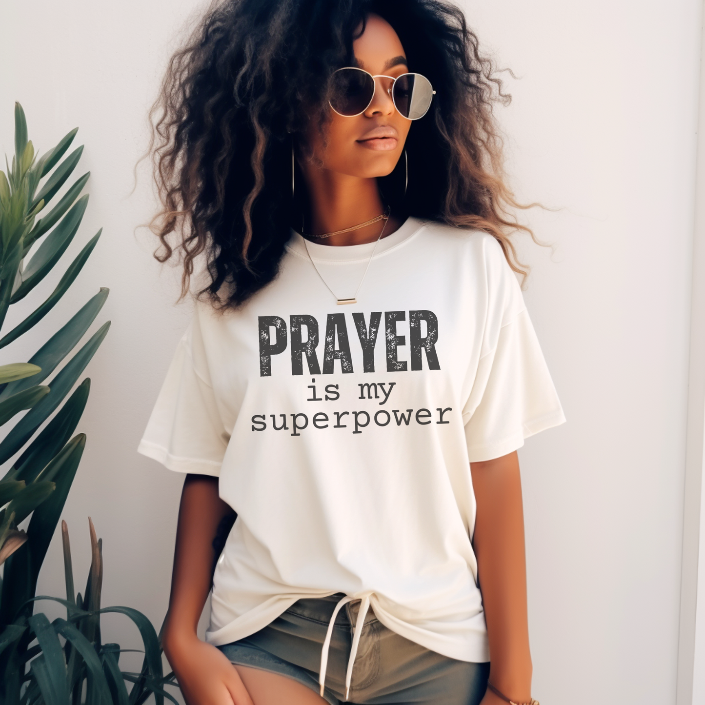 Prayer Is My Superpower Unisex Comfort Colors T-Shirt
