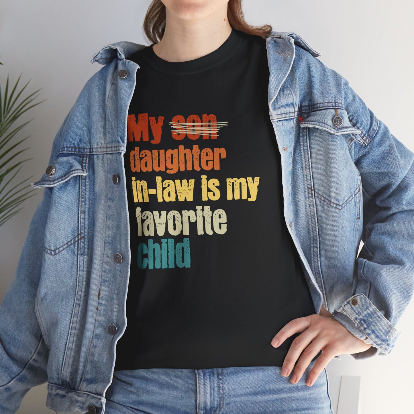My Daughter-in-law is My Favorite Child, Gift For Father-in-law, Funny Father's Day Shirt, Father of the Groom, From Daughter-in-law