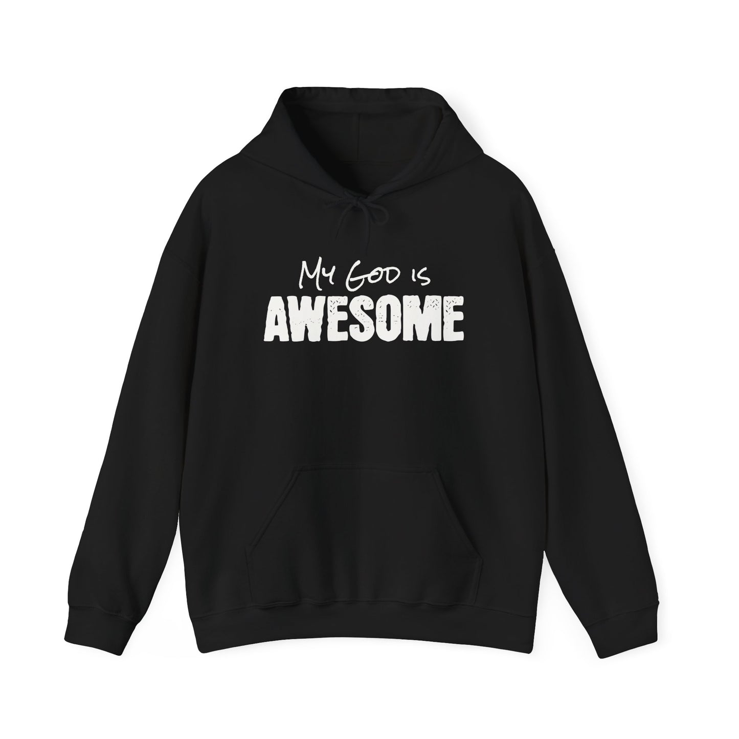 Christian Hoodie — "My God Is Awesome" Faith Pullover