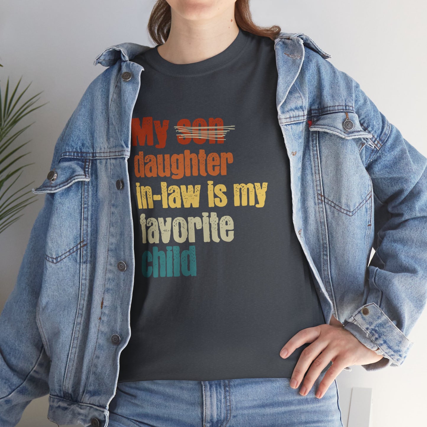 My Daughter-in-law is My Favorite Child, Gift For Father-in-law, Funny Father's Day Shirt, Father of the Groom, From Daughter-in-law