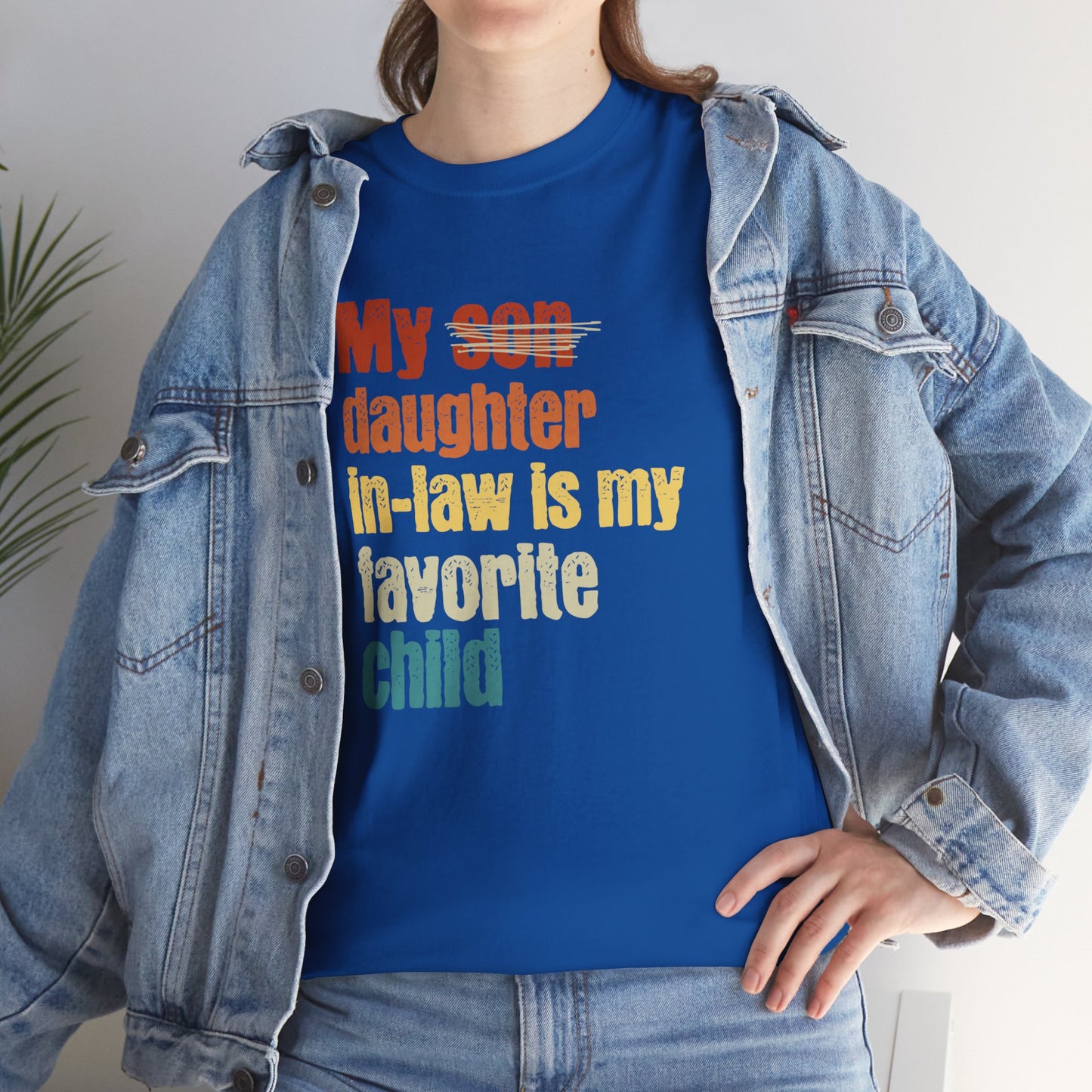 My Daughter-in-law is My Favorite Child, Gift For Father-in-law, Funny Father's Day Shirt, Father of the Groom, From Daughter-in-law