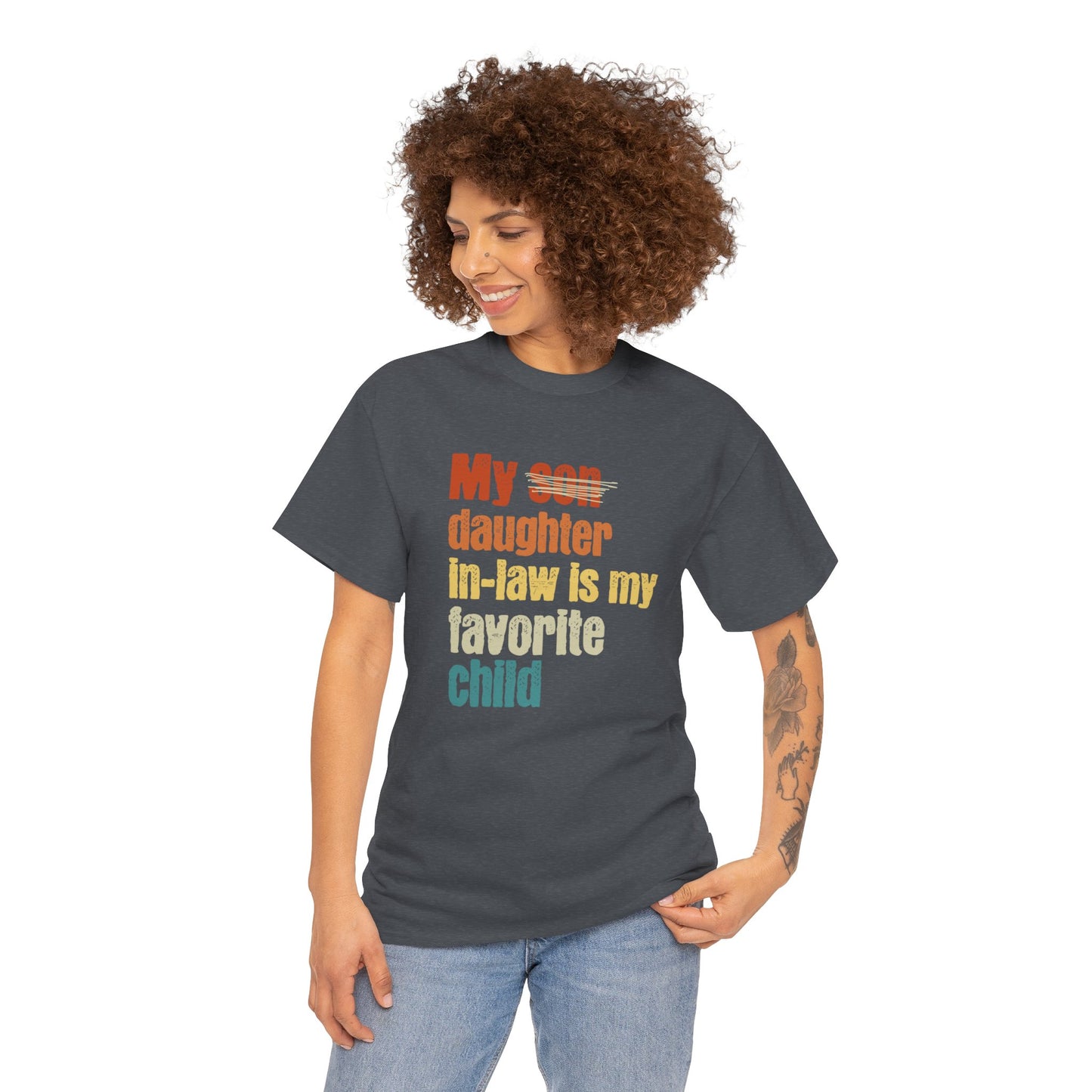My Daughter-in-law is My Favorite Child, Gift For Father-in-law, Funny Father's Day Shirt, Father of the Groom, From Daughter-in-law