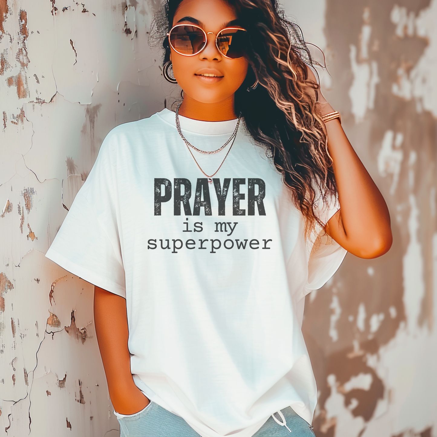 Prayer Is My Superpower Unisex Comfort Colors T-Shirt