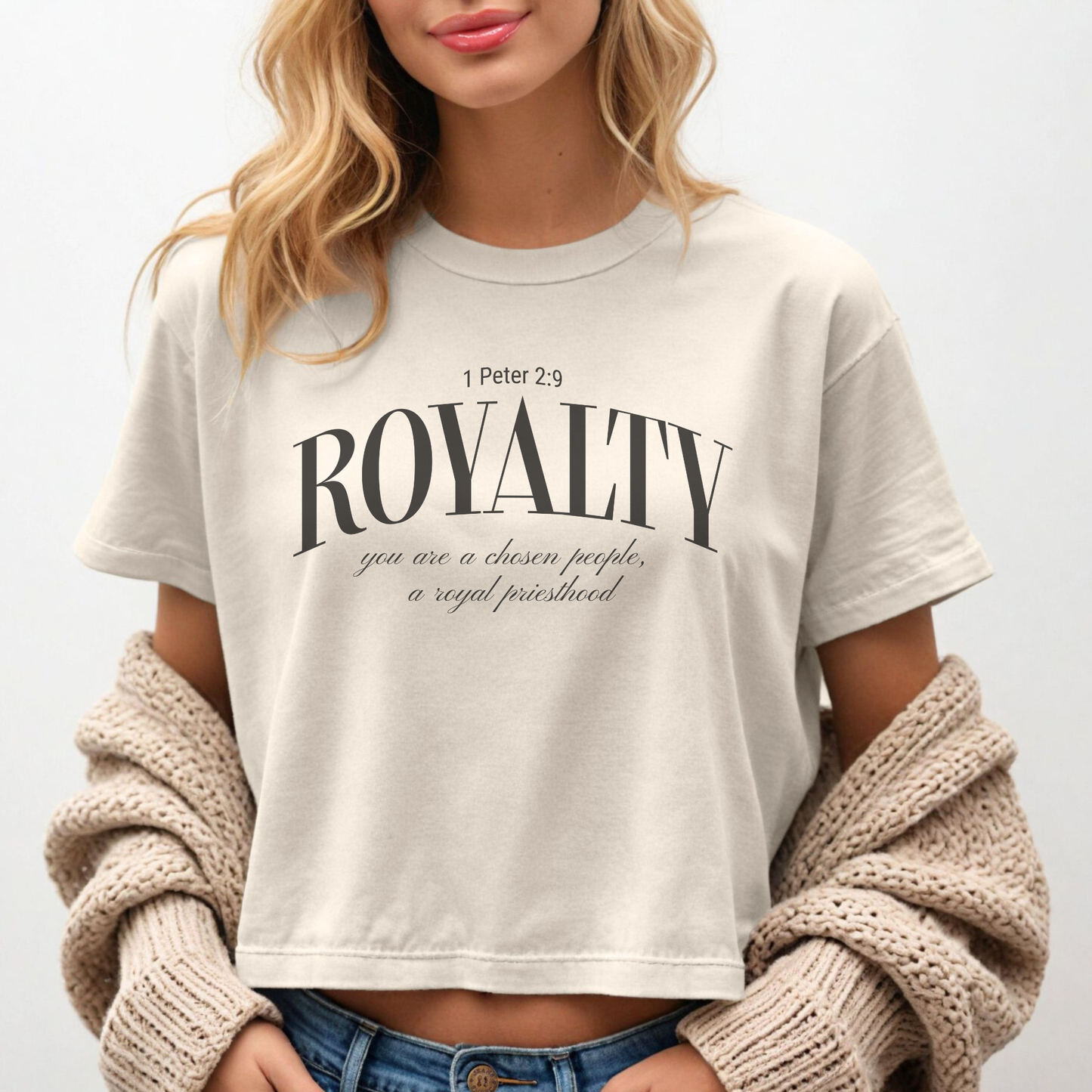 Royalty Graphic Tee — 1 Peter 2:9 You Are a Chosen People, a Royal Priesthood
