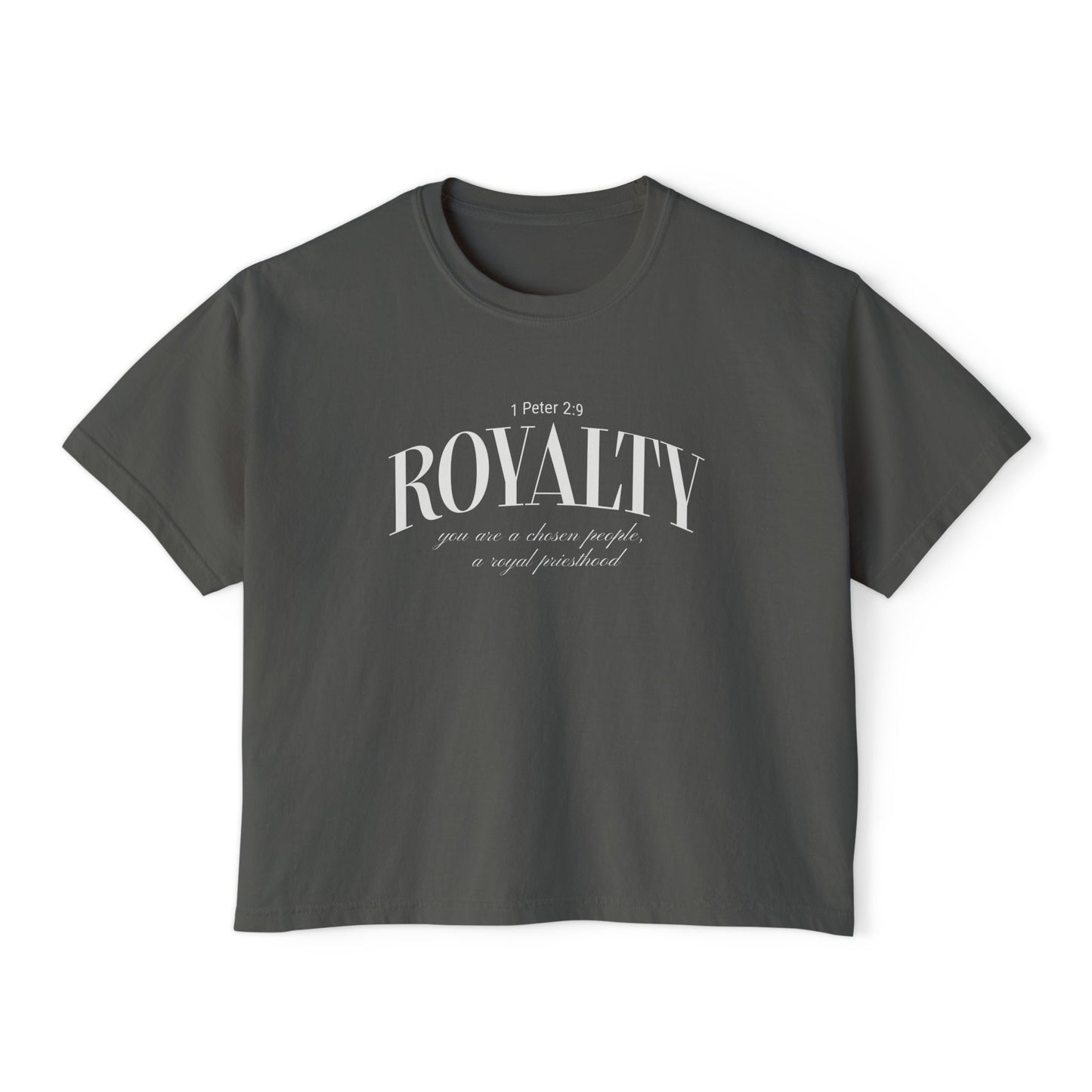 Royalty Graphic Tee — 1 Peter 2:9 You Are a Chosen People, a Royal Priesthood