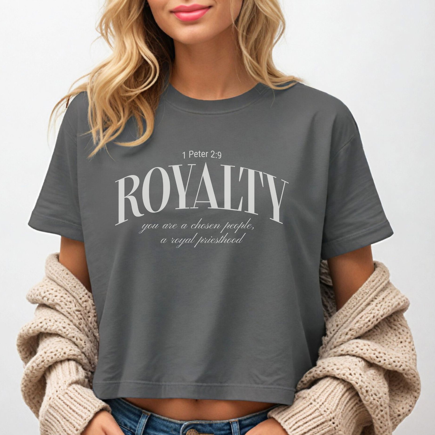 Royalty Graphic Tee — 1 Peter 2:9 You Are a Chosen People, a Royal Priesthood