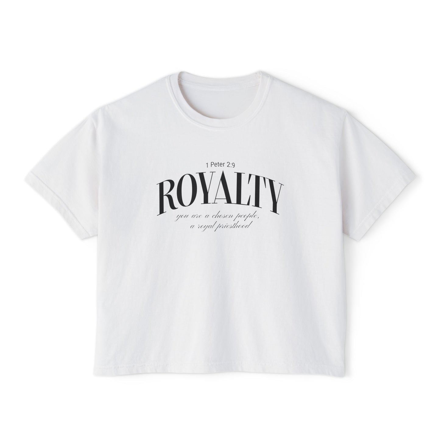 Royalty Graphic Tee — 1 Peter 2:9 You Are a Chosen People, a Royal Priesthood