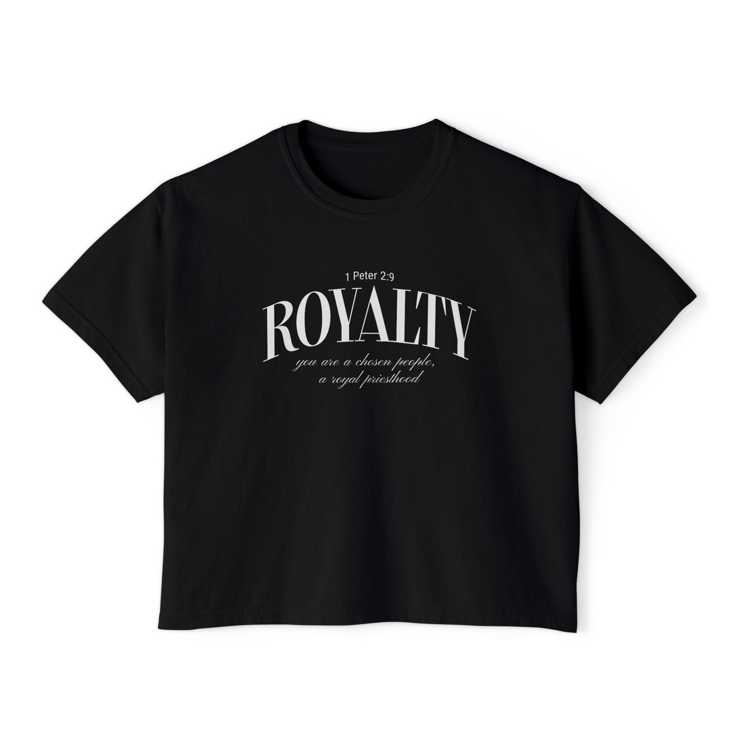 Royalty Graphic Tee — 1 Peter 2:9 You Are a Chosen People, a Royal Priesthood