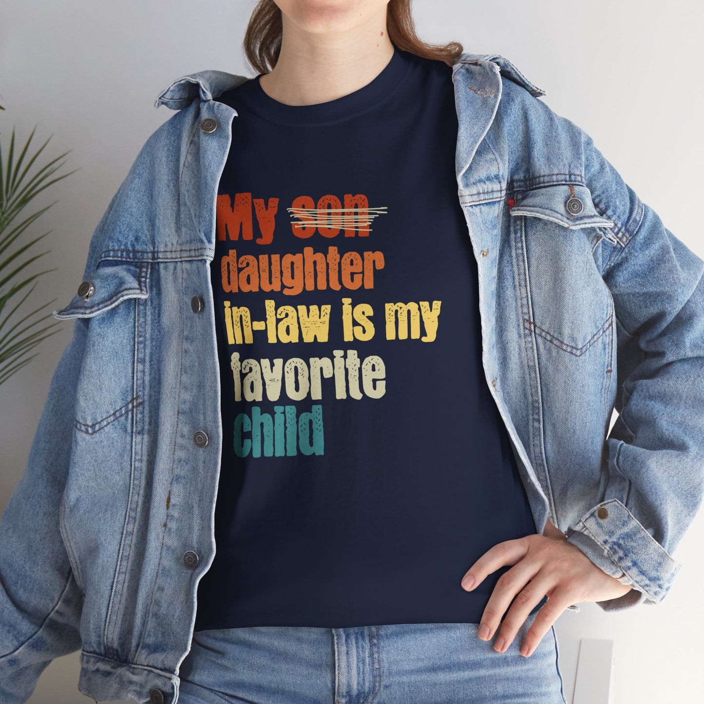 My Daughter-in-law is My Favorite Child, Gift For Father-in-law, Funny Father's Day Shirt, Father of the Groom, From Daughter-in-law