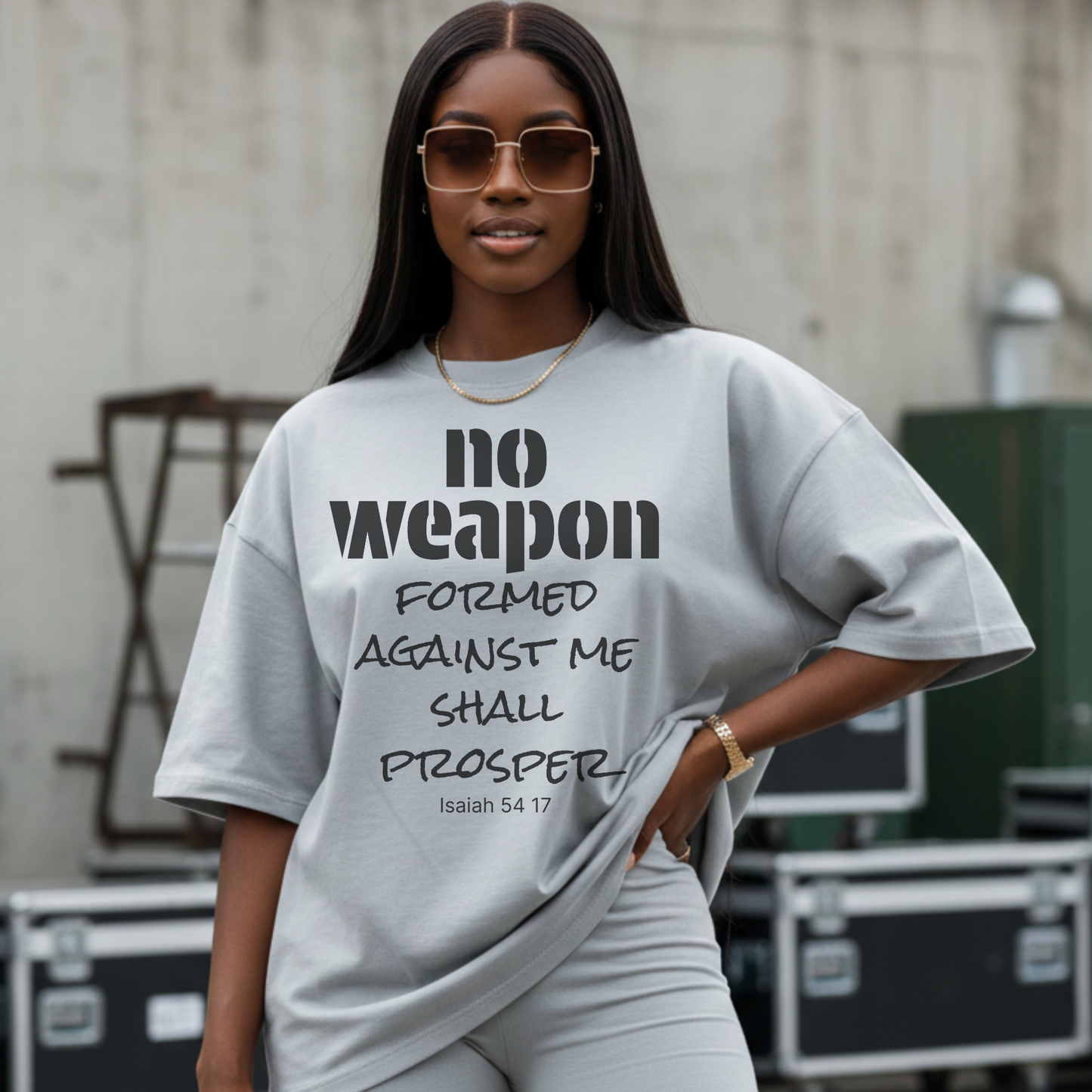 No Weapon Formed T-Shirt — Isaiah 54:17 Inspirational Christian Tee