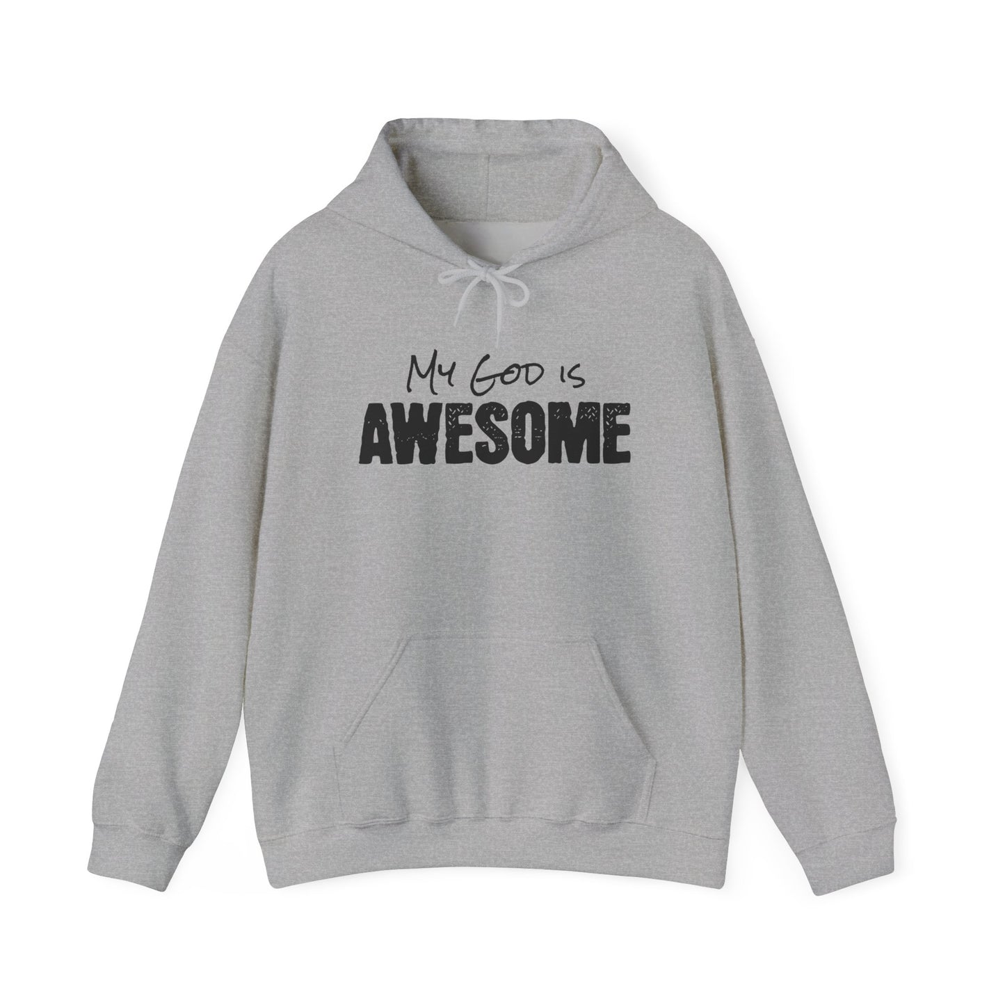 Christian Hoodie — "My God Is Awesome" Faith Pullover