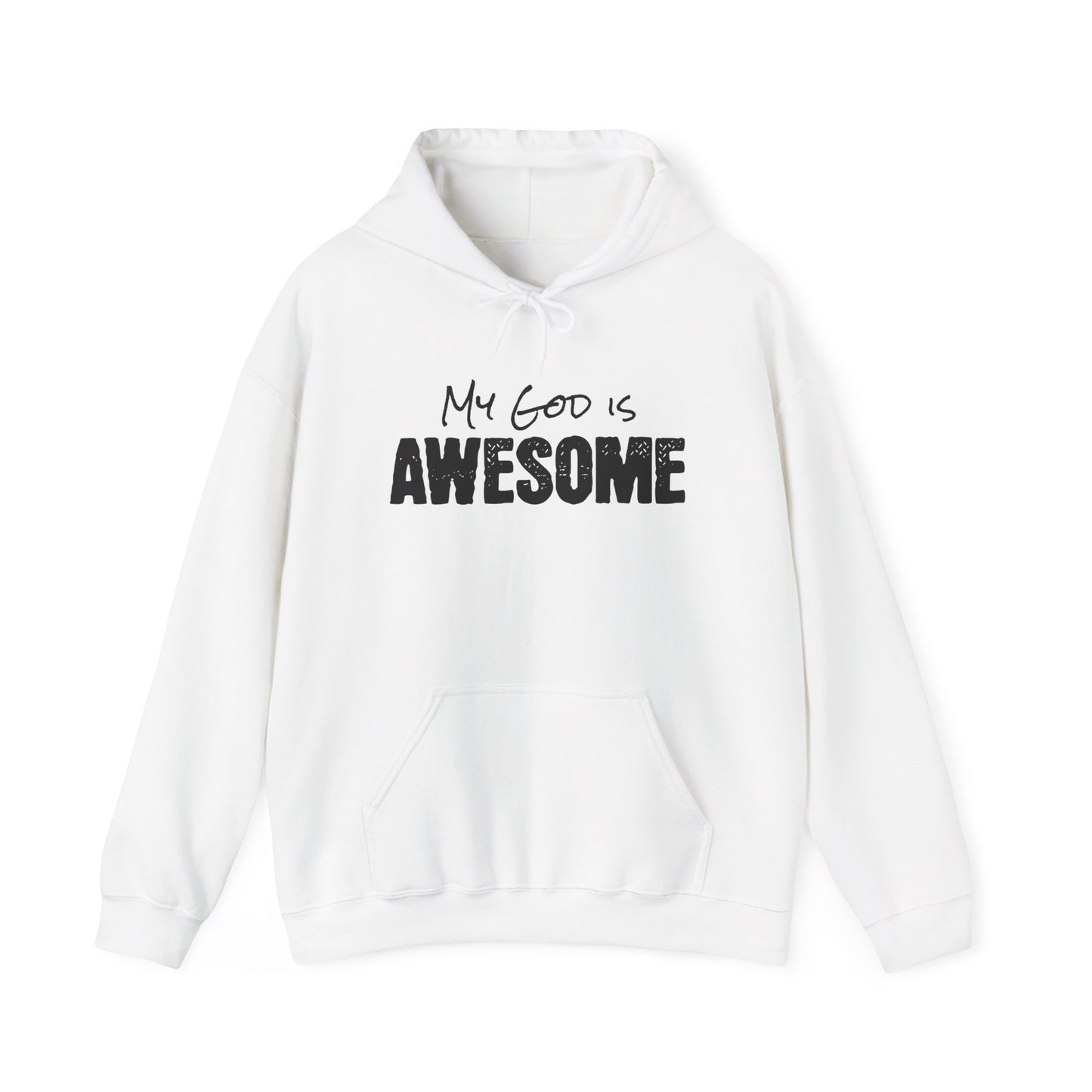 Christian Hoodie — "My God Is Awesome" Faith Pullover