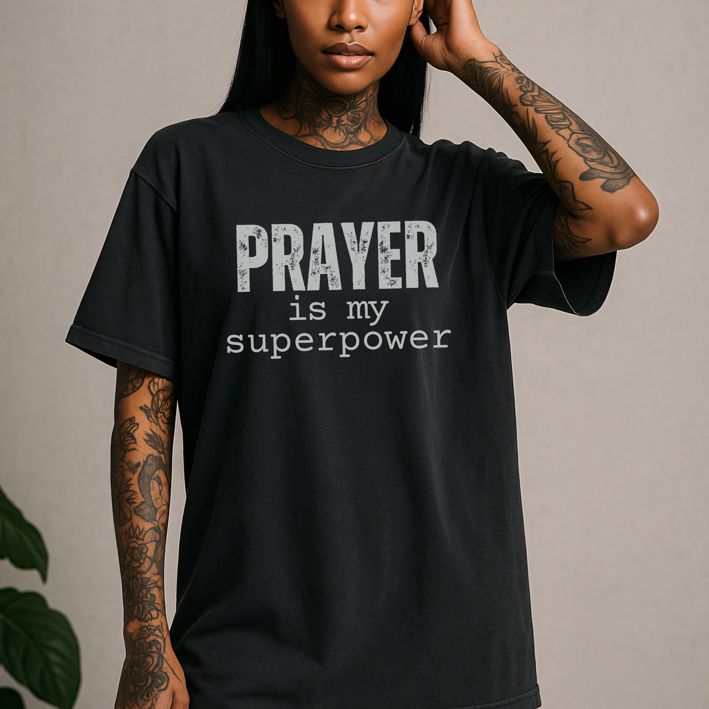 Prayer Is My Superpower Unisex Comfort Colors T-Shirt