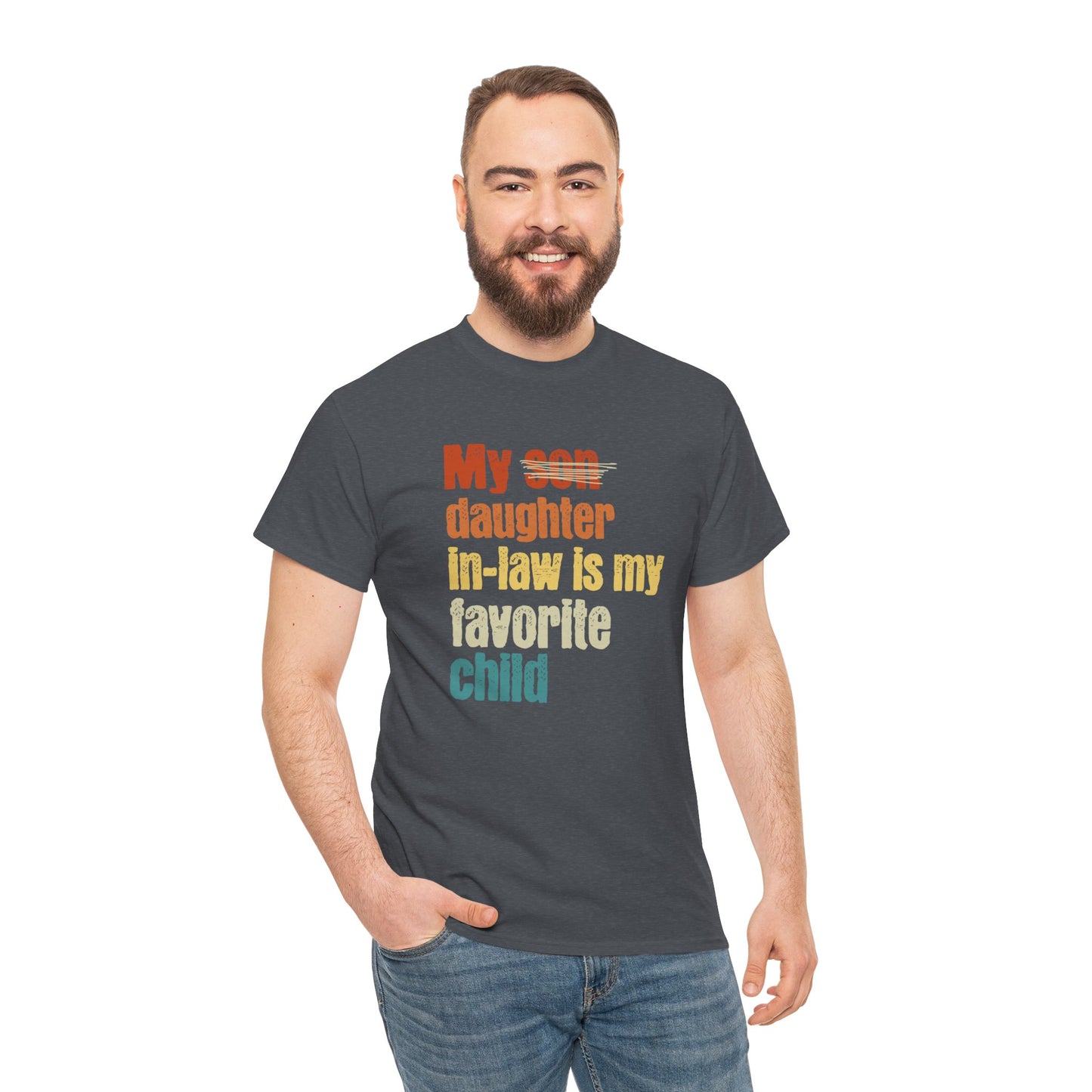 My Daughter-in-law is My Favorite Child, Gift For Father-in-law, Funny Father's Day Shirt, Father of the Groom, From Daughter-in-law