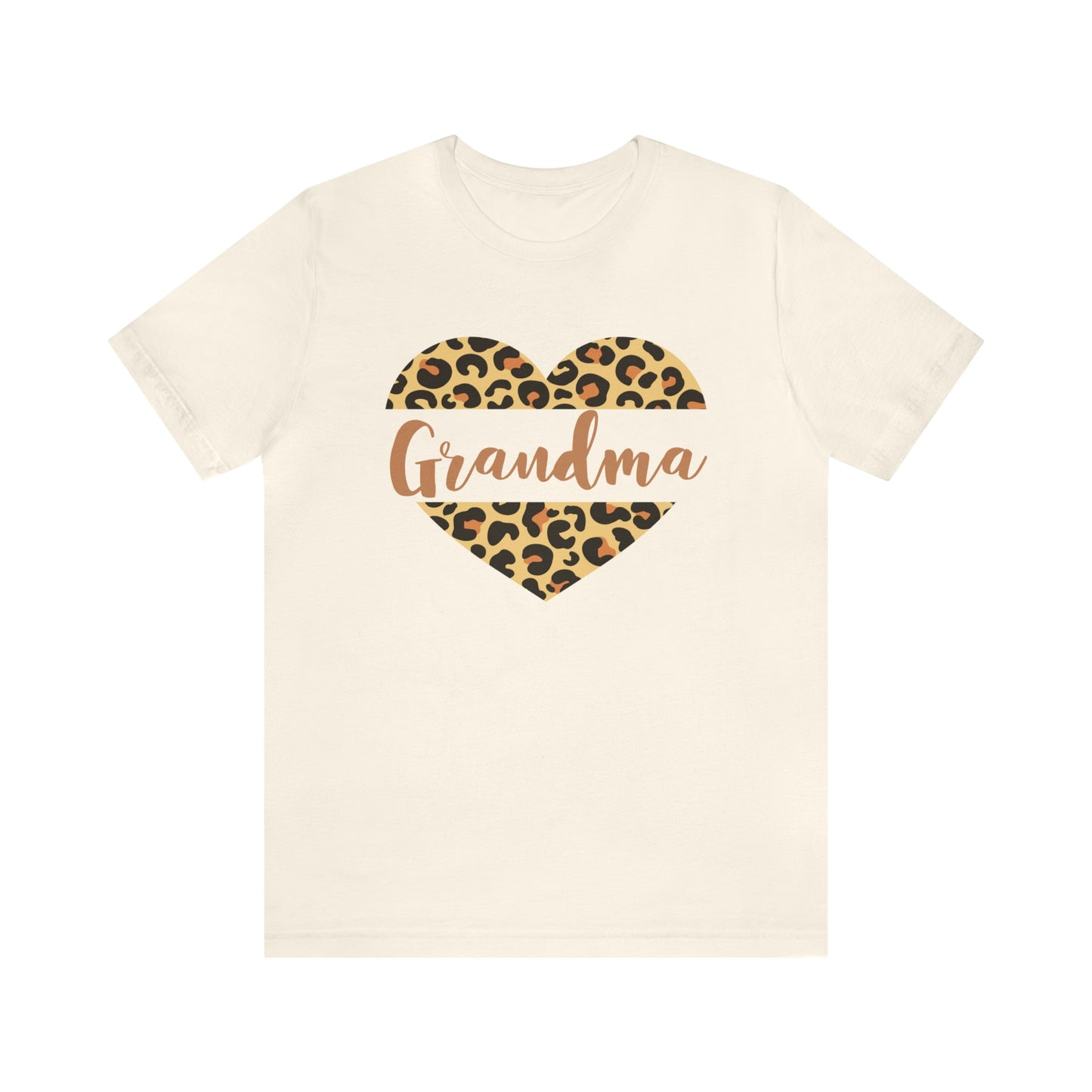 Grandma Leopard Heart  Shirt, Mother's Day Gift for Grandma, Cute Grandma Shirt, Grandma Present, Grandma Birthday