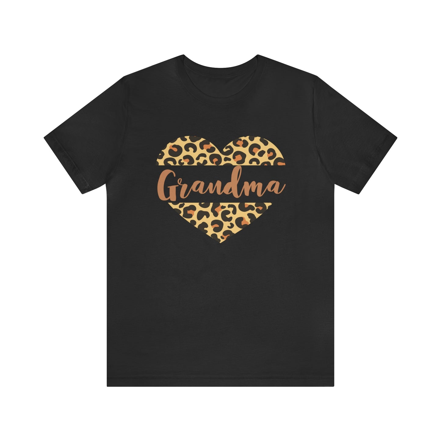 Grandma Leopard Heart  Shirt, Mother's Day Gift for Grandma, Cute Grandma Shirt, Grandma Present, Grandma Birthday