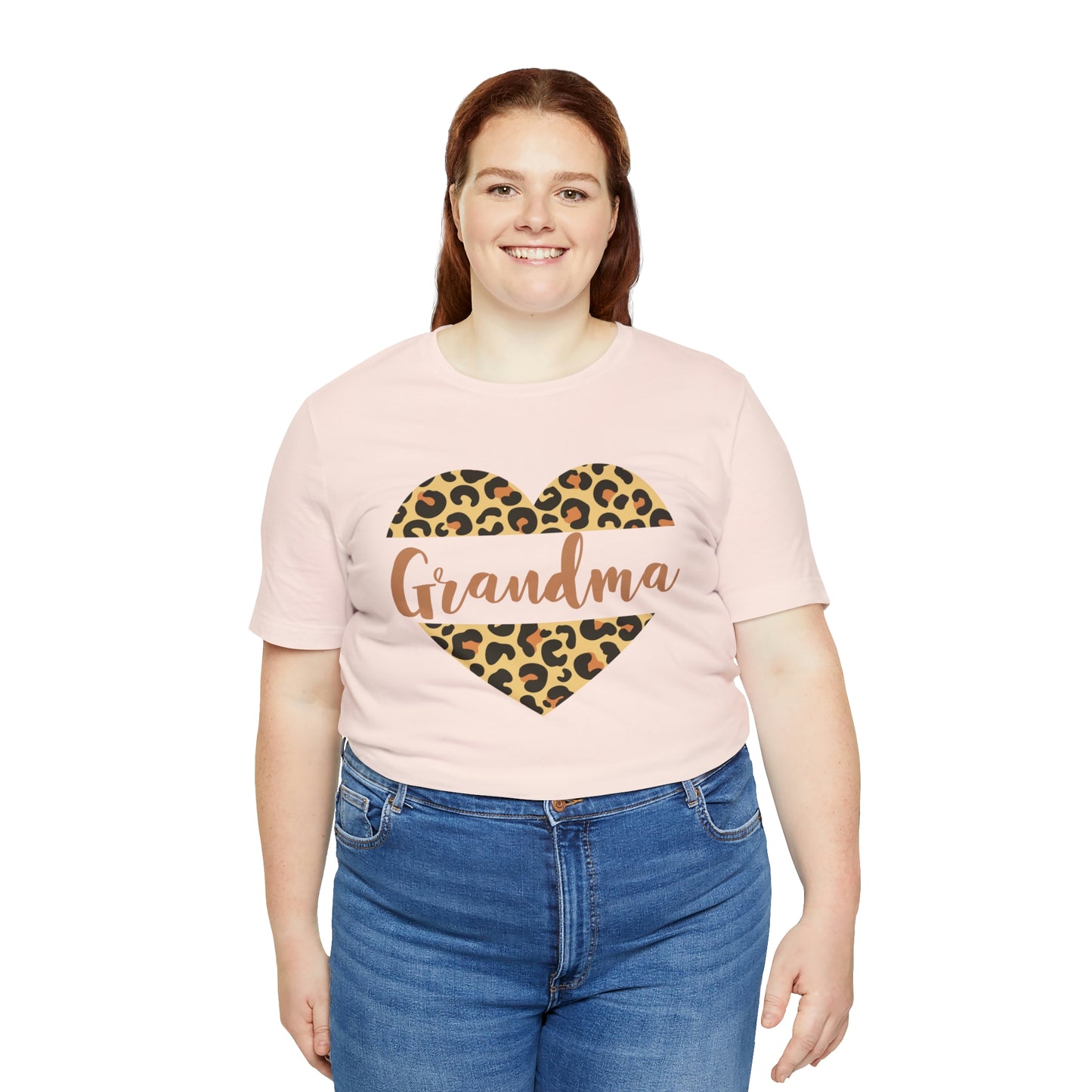 Grandma Leopard Heart  Shirt, Mother's Day Gift for Grandma, Cute Grandma Shirt, Grandma Present, Grandma Birthday