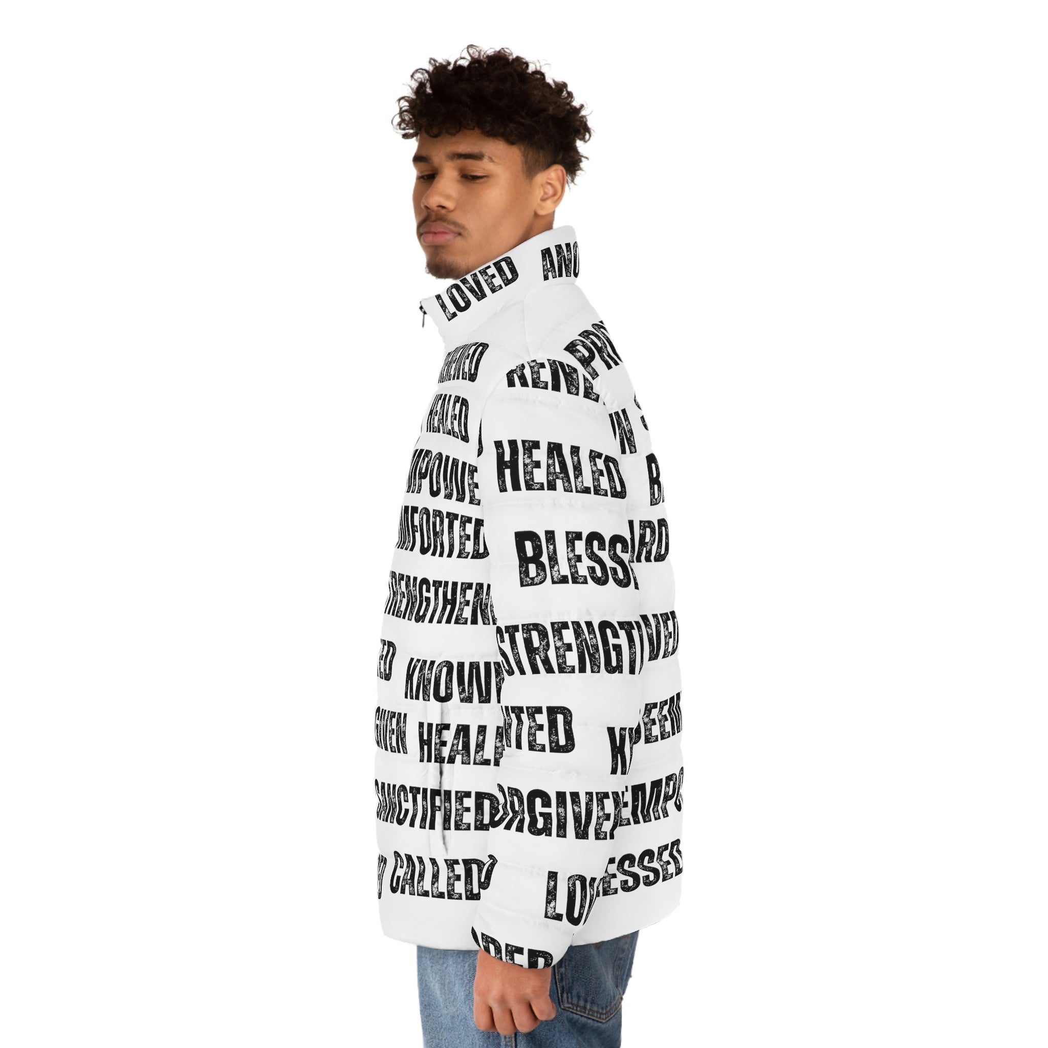 Christian Streetwear, Christian Affirmations Puffer Jacket