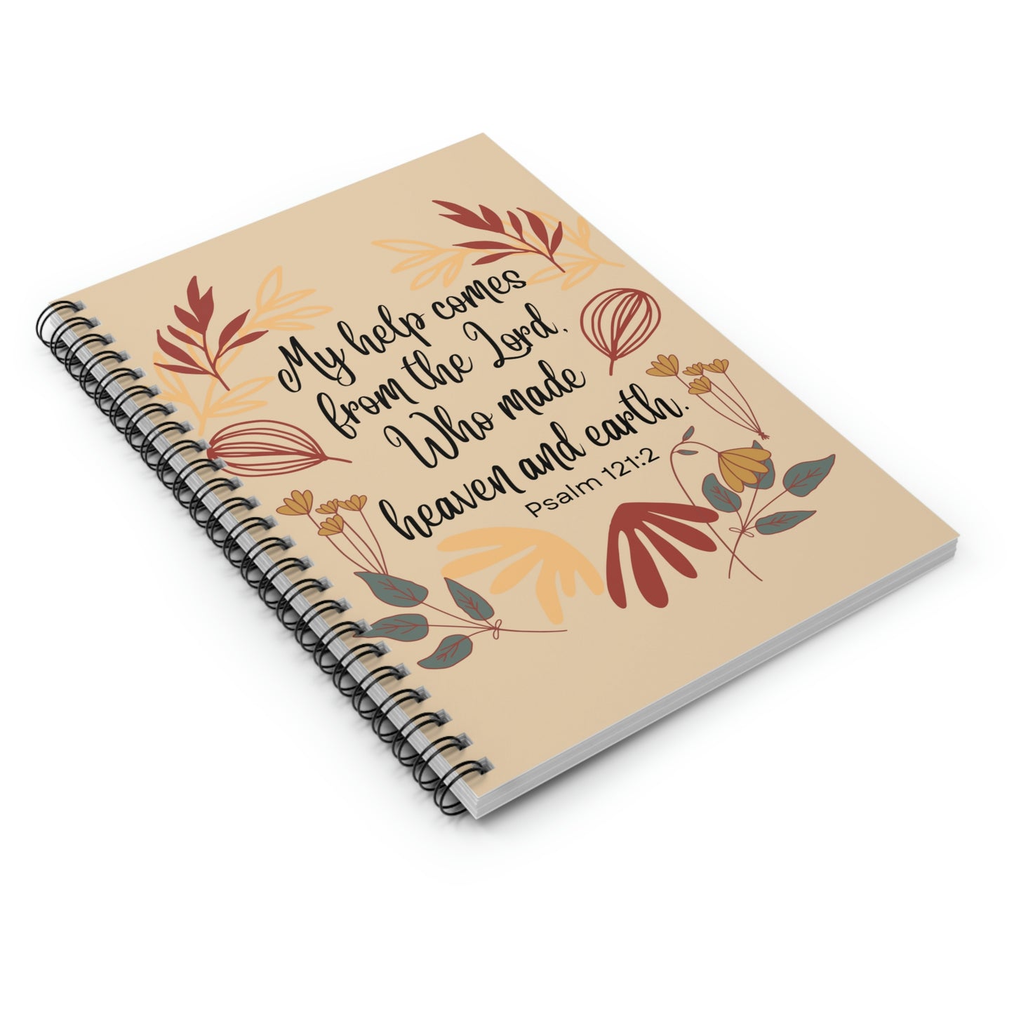 Blank Christian Notebook, Bible Journal, Prayer Journal, Love Like Jesus, Christian Merch Spiral Notebook - Ruled Line