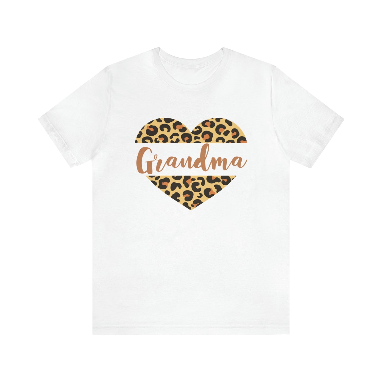 Grandma Leopard Heart  Shirt, Mother's Day Gift for Grandma, Cute Grandma Shirt, Grandma Present, Grandma Birthday