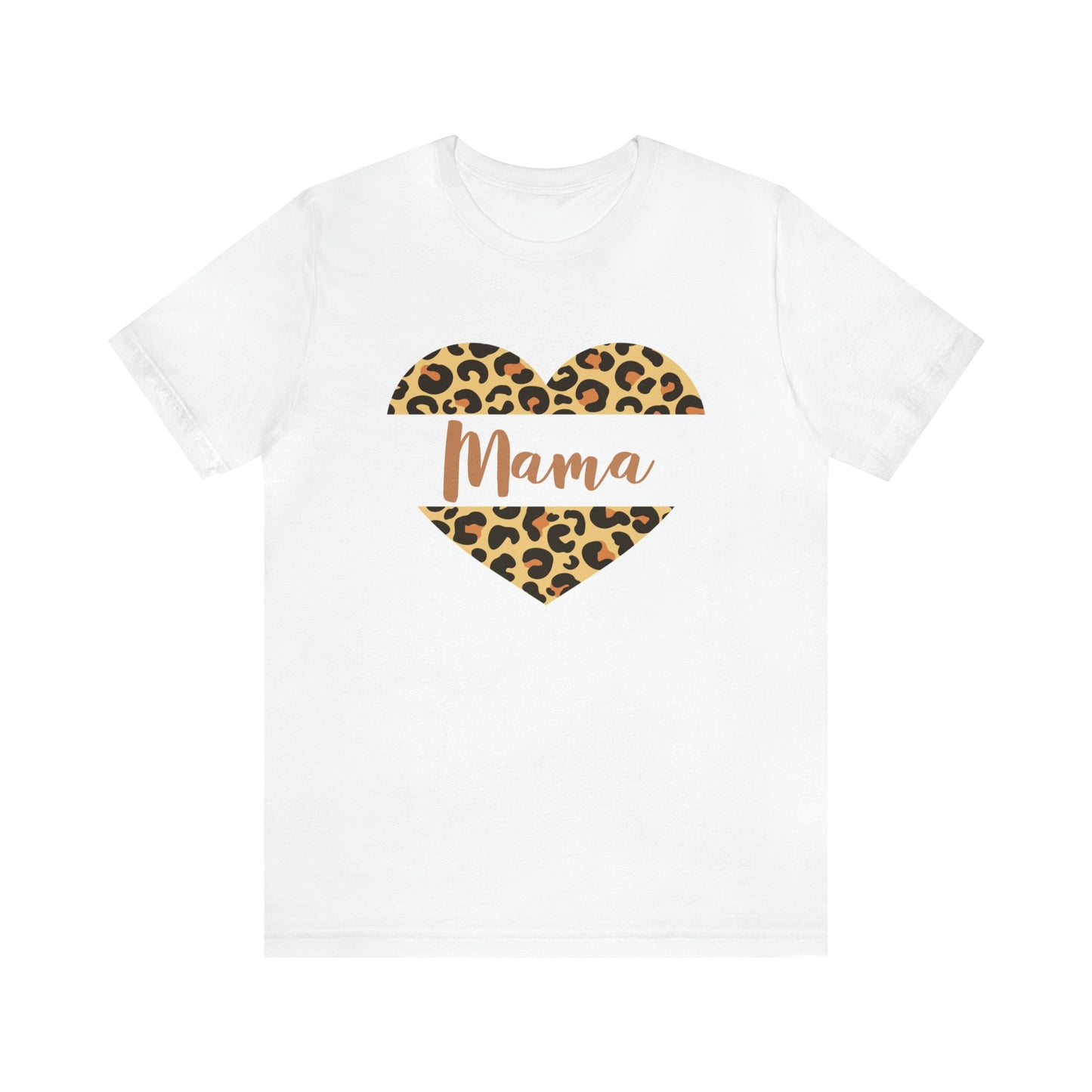 Mama Leopard Heart  Shirt, Mother's Day Gift for Mom, Cute Mama Shirt, Mom Birthday or Mom Christmas Gift