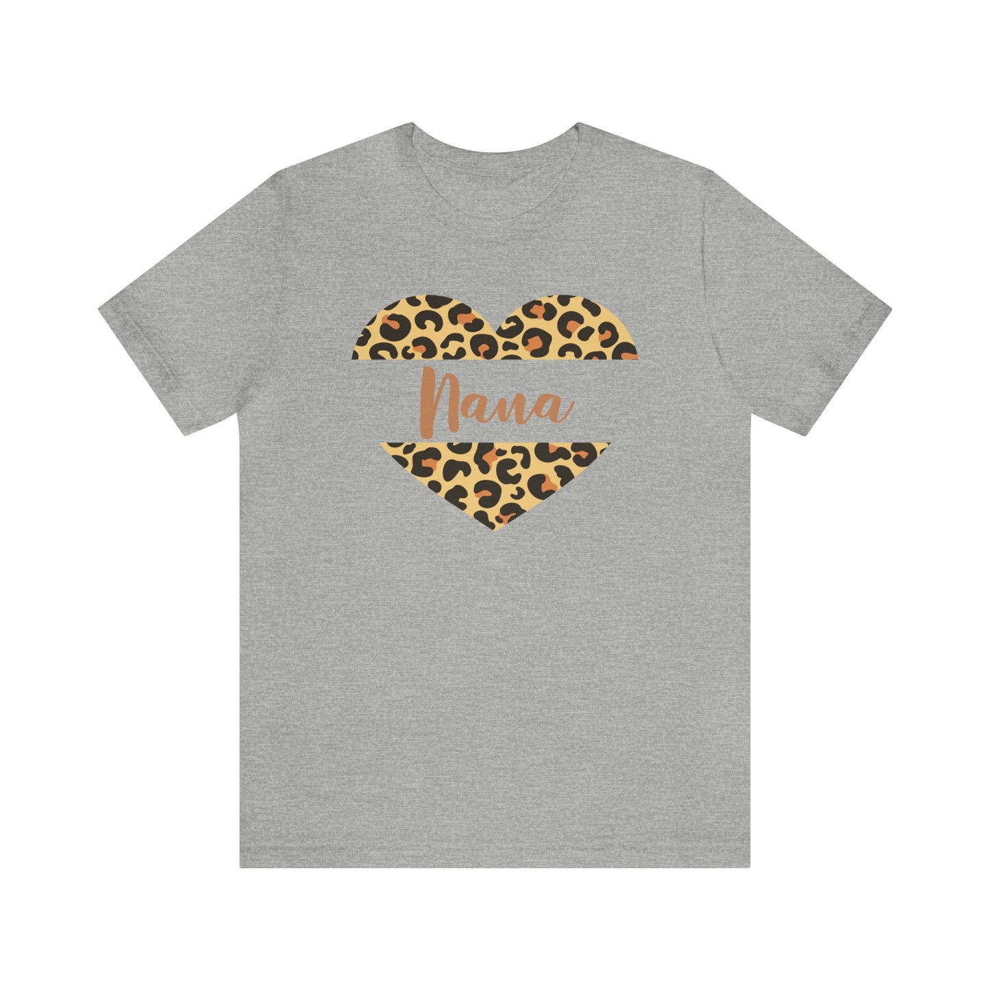 Nana Leopard Heart  Shirt, Mother's Day Gift for Grandma, Cute Nana Shirt, Nana Present, Nana Birthday