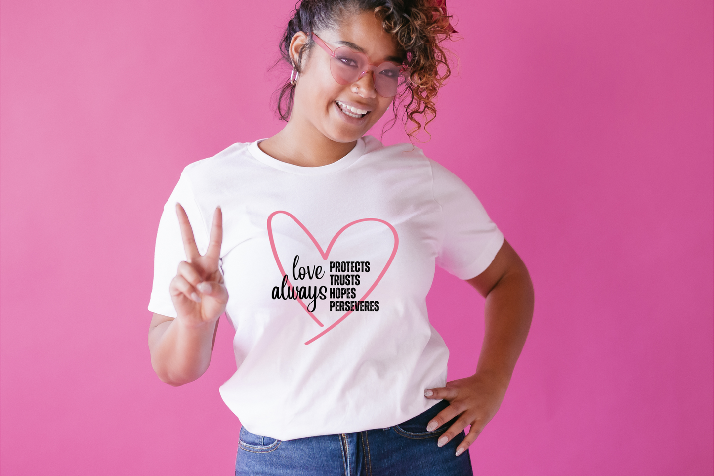 Love is Patient Love is Kind, 1 Corinthians 13:7, Christian Valentine's Day Shirt, 1 Corinthians Shirt, Christian Streetwear