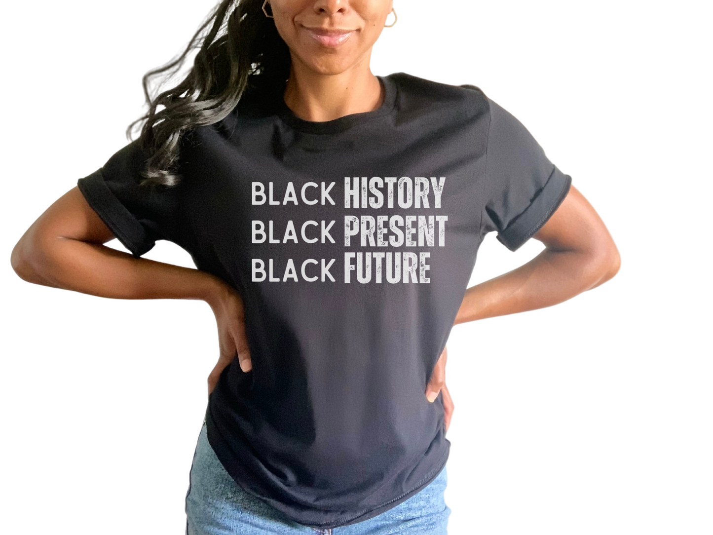 Black History Month Shirt Black Pride Black Future Minimalist