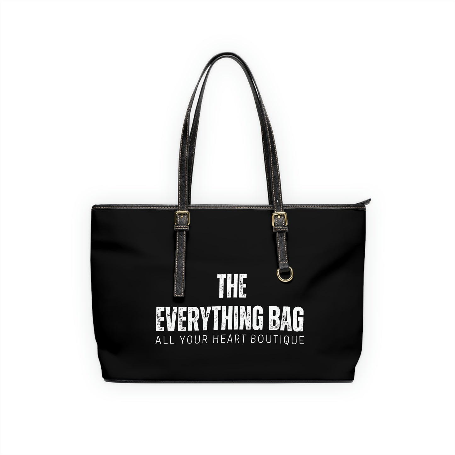 The Everything Faux Leather Tote Bag, Designer Inspired Bag, Never Full Carryall, Work Bag, Custom Cute Shoulder Bag, PU Leather School Bag