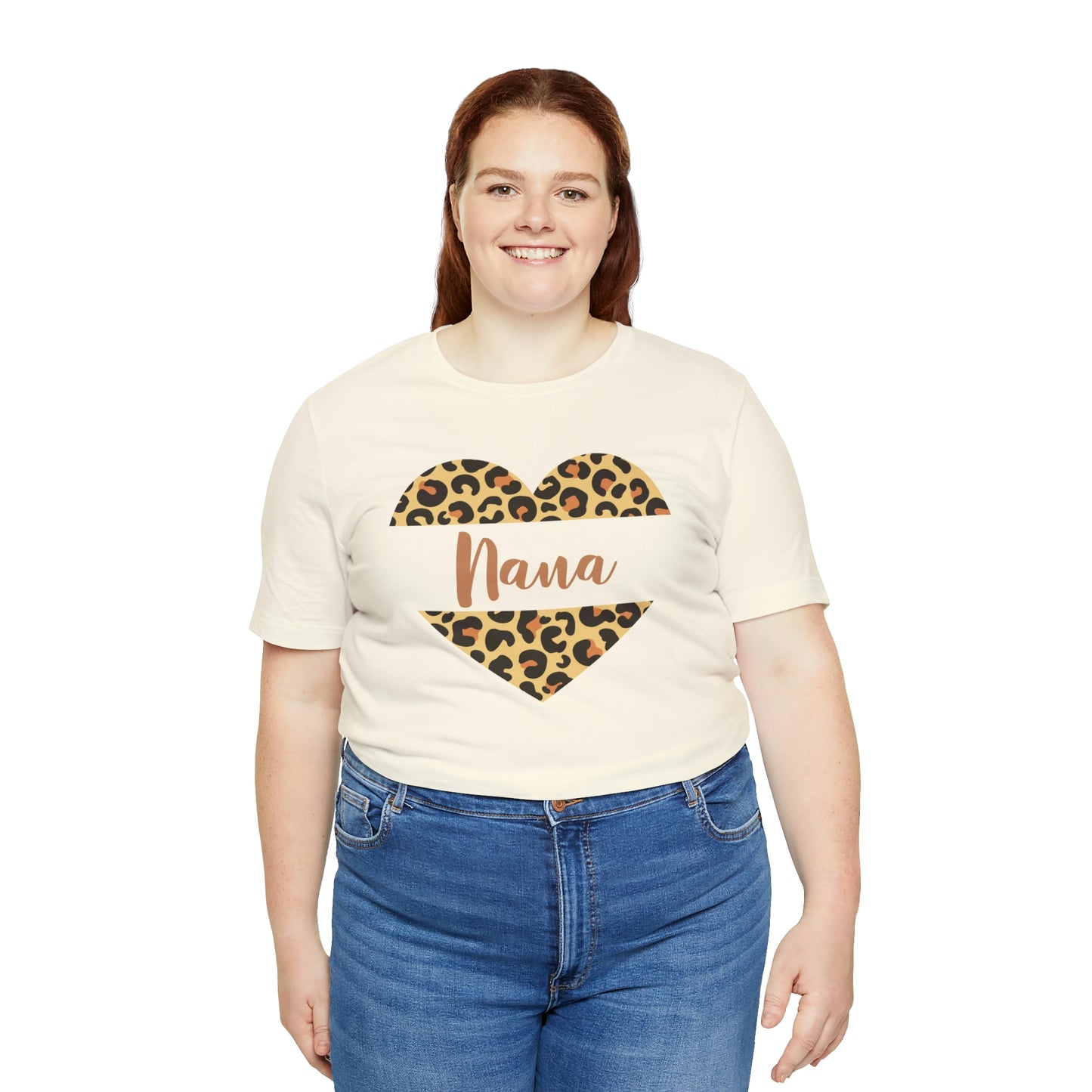 Nana Leopard Heart  Shirt, Mother's Day Gift for Grandma, Cute Nana Shirt, Nana Present, Nana Birthday